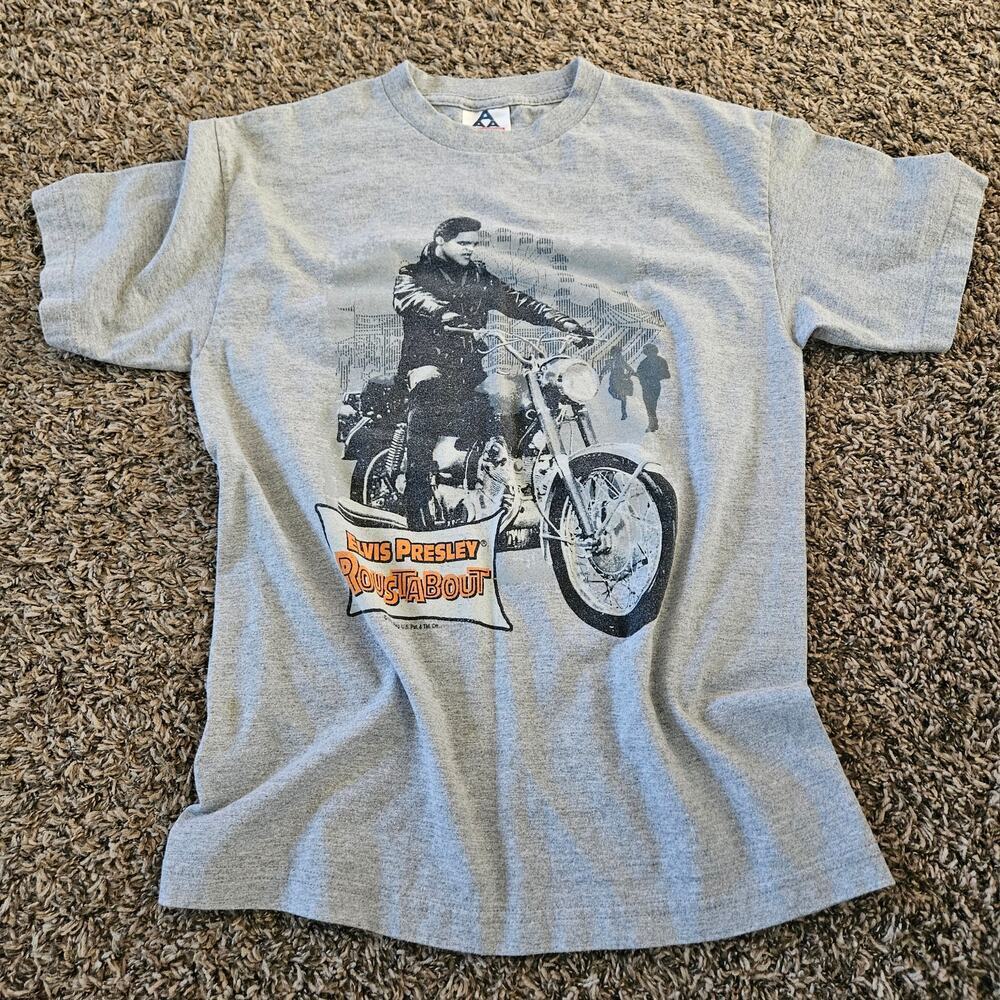 Elvis Presley Roustabout Poster Adult T-Shirt Medium